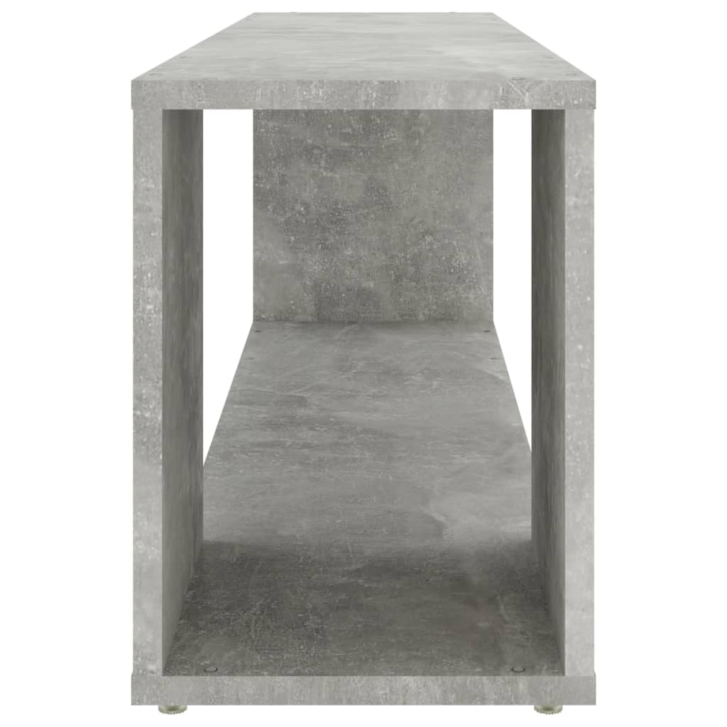 vidaXL Comodă TV, gri beton, 100x24x32 cm, lemn prelucrat vidaXL Comodă TV, gri beton, 100x24x32 cm, lemn prelucrat