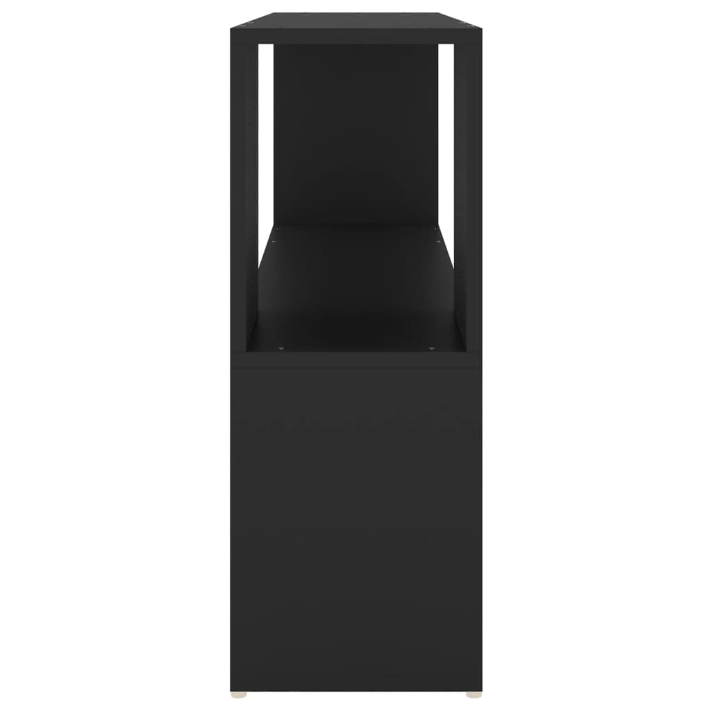 vidaXL Bibliotecă, negru, 100x24x63 cm, PAL vidaXL Bibliotecă, negru, 100x24x63 cm, PAL
