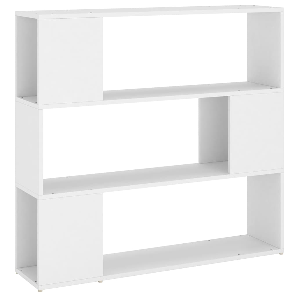 vidaXL Bibliotecă/Separator cameră, alb, 100x24x94 cm vidaXL Bibliotecă/Separator cameră, alb, 100x24x94 cm