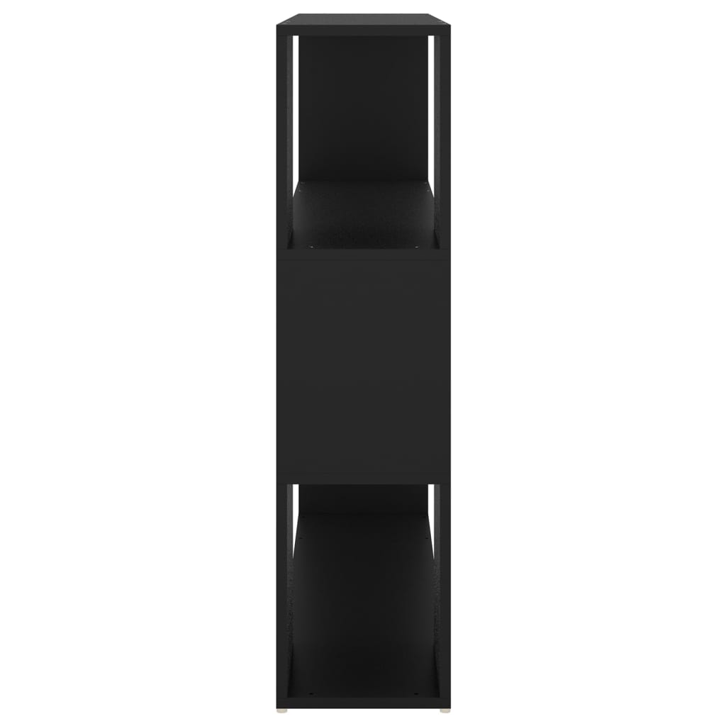 vidaXL Bibliotecă/Separator cameră, negru, 100x24x94 cm