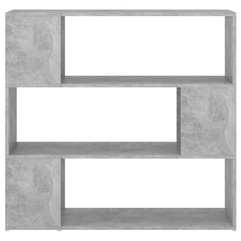 vidaXL Bibliotecă/Separator cameră, gri beton, 100x24x94 cm vidaXL Bibliotecă/Separator cameră, gri beton, 100x24x94 cm
