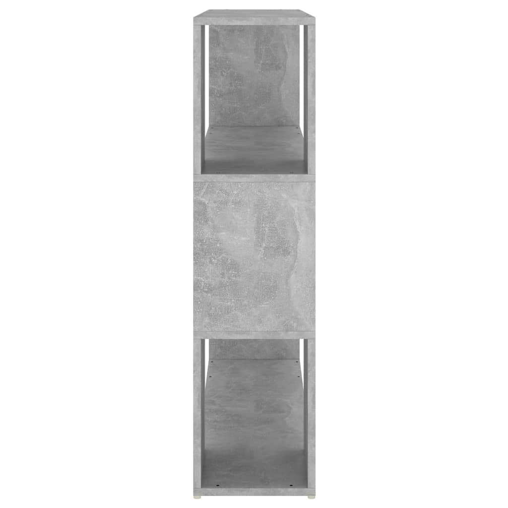 vidaXL Bibliotecă/Separator cameră, gri beton, 100x24x94 cm vidaXL Bibliotecă/Separator cameră, gri beton, 100x24x94 cm