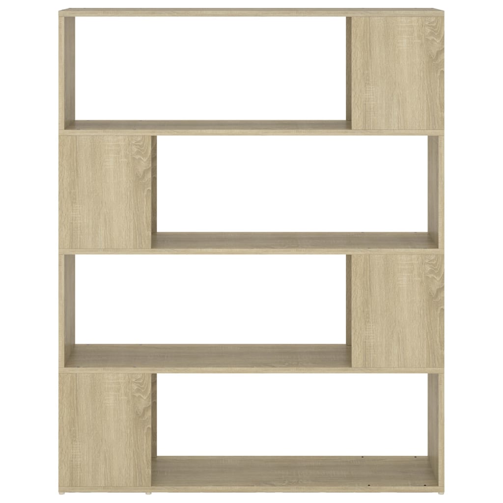 vidaXL Bibliotecă/Separator cameră, stejar sonoma, 100x24x124 cm vidaXL Bibliotecă/Separator cameră, stejar sonoma, 100x24x124 cm