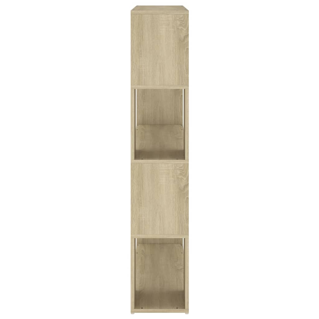 vidaXL Bibliotecă/Separator cameră, stejar sonoma, 100x24x124 cm vidaXL Bibliotecă/Separator cameră, stejar sonoma, 100x24x124 cm