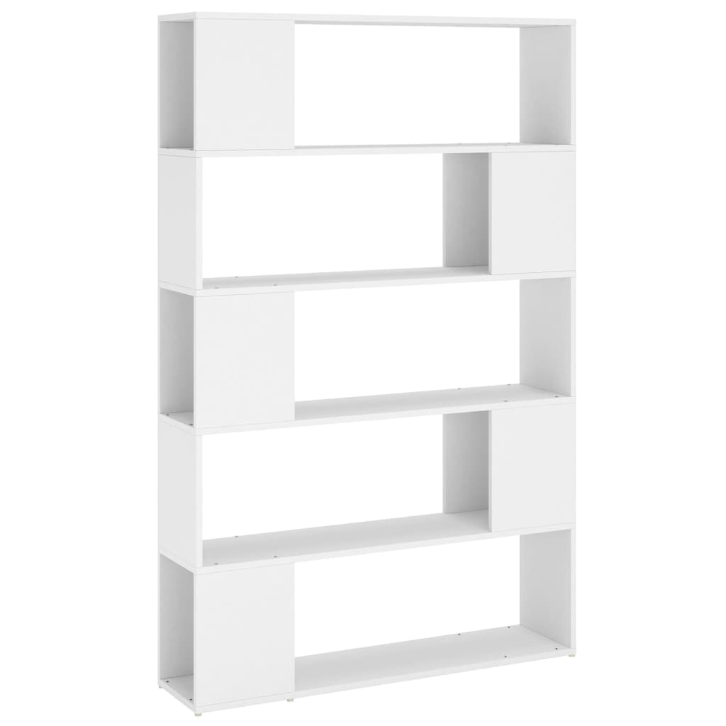 vidaXL Bibliotecă/Separator cameră, alb, 100x24x155 cm, PAL