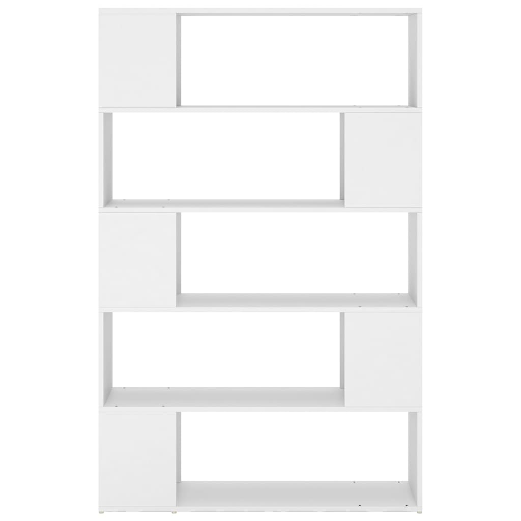 vidaXL Bibliotecă/Separator cameră, alb, 100x24x155 cm, PAL