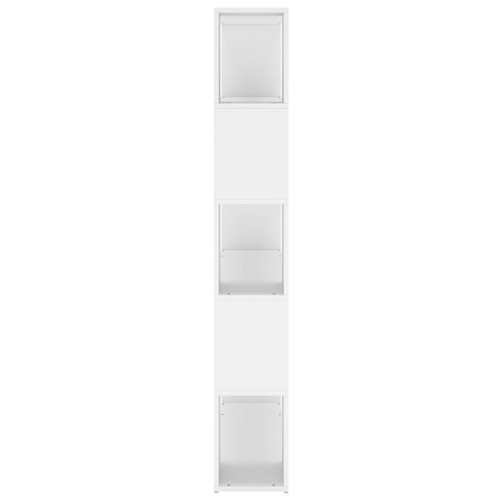 vidaXL Bibliotecă/Separator cameră, alb, 100x24x155 cm, PAL