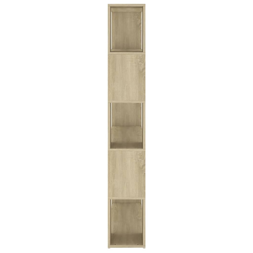 vidaXL Bibliotecă/Separator cameră, stejar sonoma, 100x24x155 cm PAL vidaXL Bibliotecă/Separator cameră, stejar sonoma, 100x24x155 cm PAL