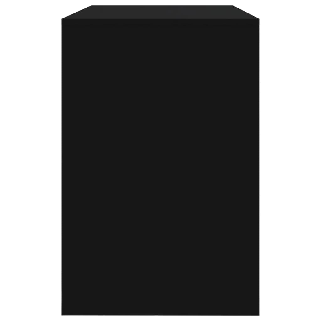 vidaXL Set mobilier de bucătărie, 3 piese, negru, PAL vidaXL Set mobilier de bucătărie, 3 piese, negru, PAL