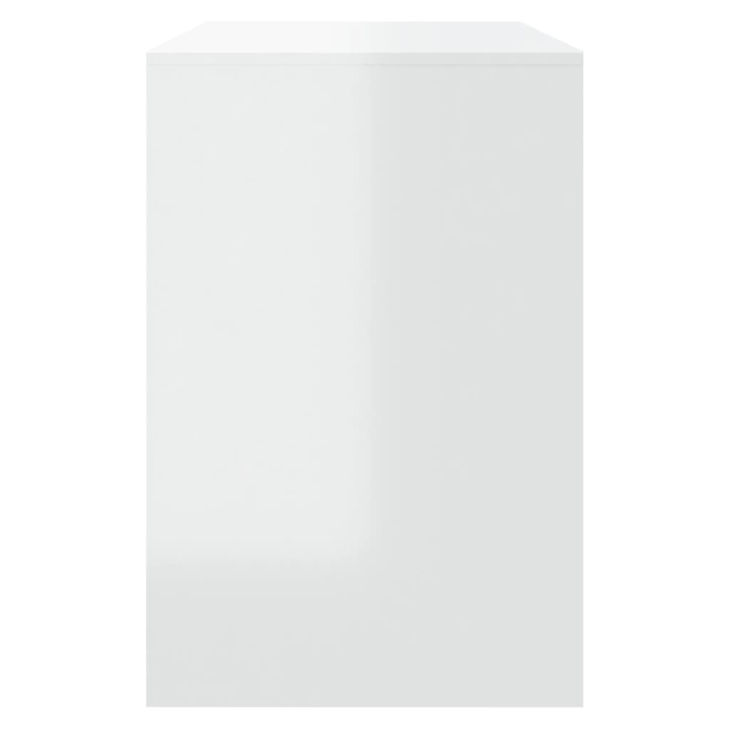 vidaXL Set mobilier de bucătărie, 3 piese, alb extralucios, PAL vidaXL Set mobilier de bucătărie, 3 piese, alb extralucios, PAL