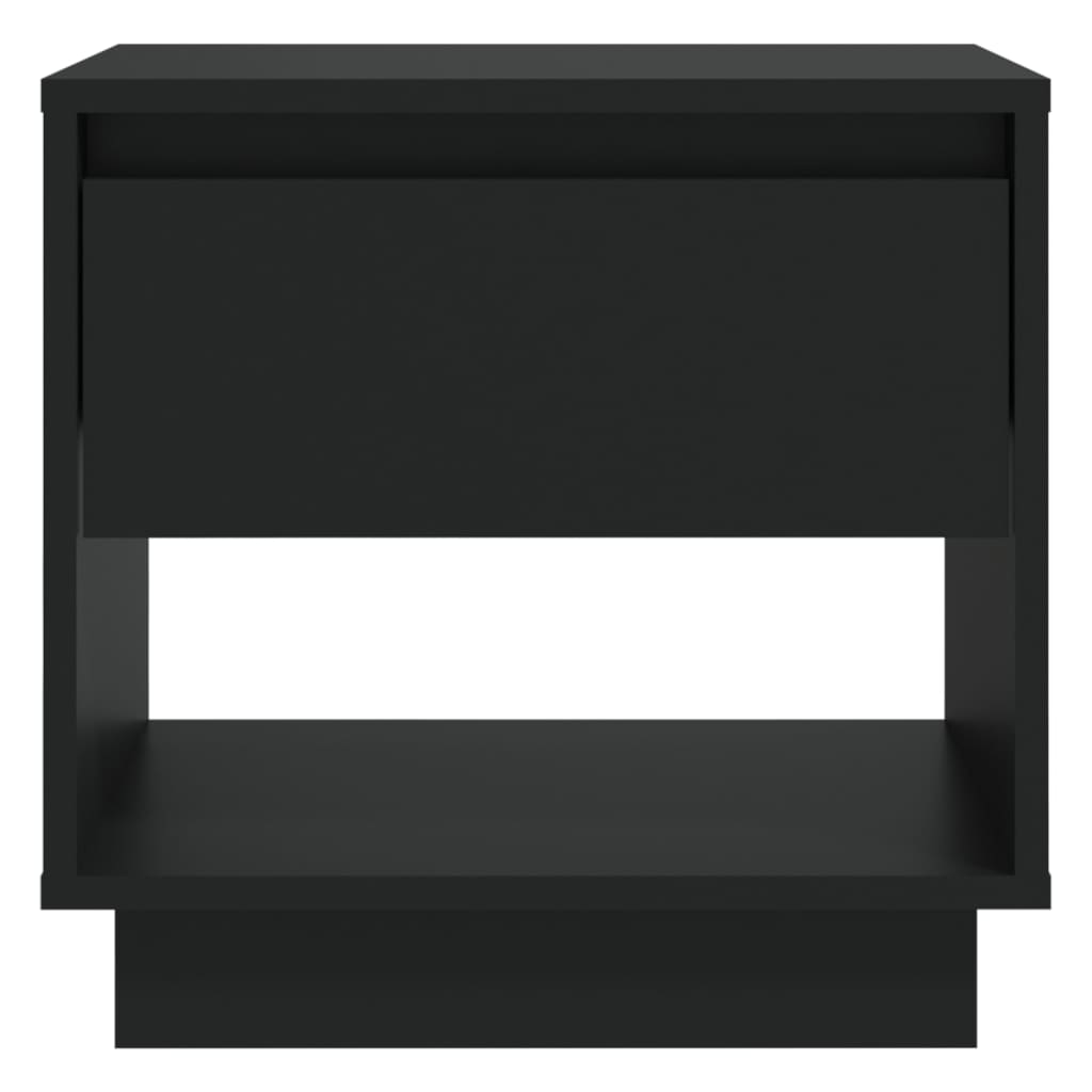 vidaXL Noptiere, negru, 2 buc., 45x34x44 cm, PAL vidaXL Noptiere, negru, 2 buc., 45x34x44 cm, PAL