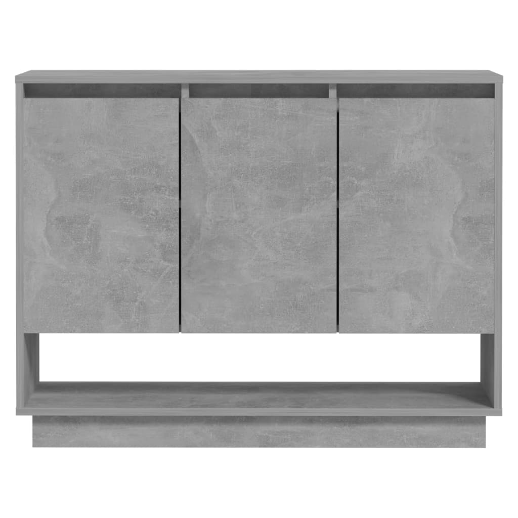 vidaXL Servantă, gri beton, 97x31x75 cm, PAL vidaXL Servantă, gri beton, 97x31x75 cm, PAL