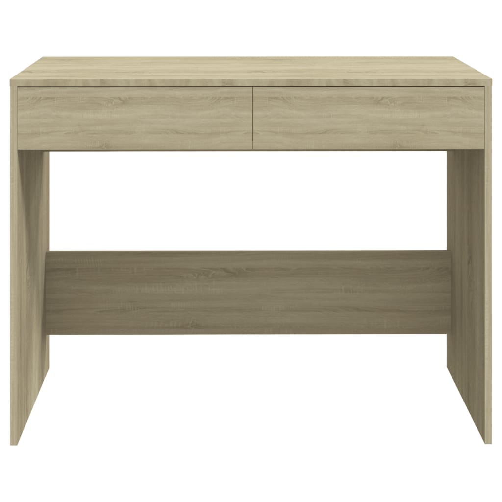vidaXL Birou, stejar Sonoma, 101 x 50 x 76,5 cm, PAL