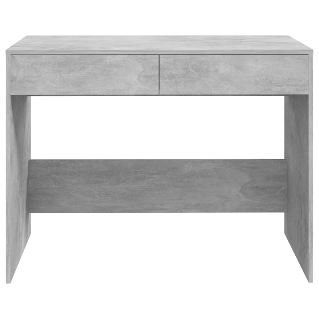 vidaXL Birou, gri beton, 101 x 50 x 76,5 cm, PAL