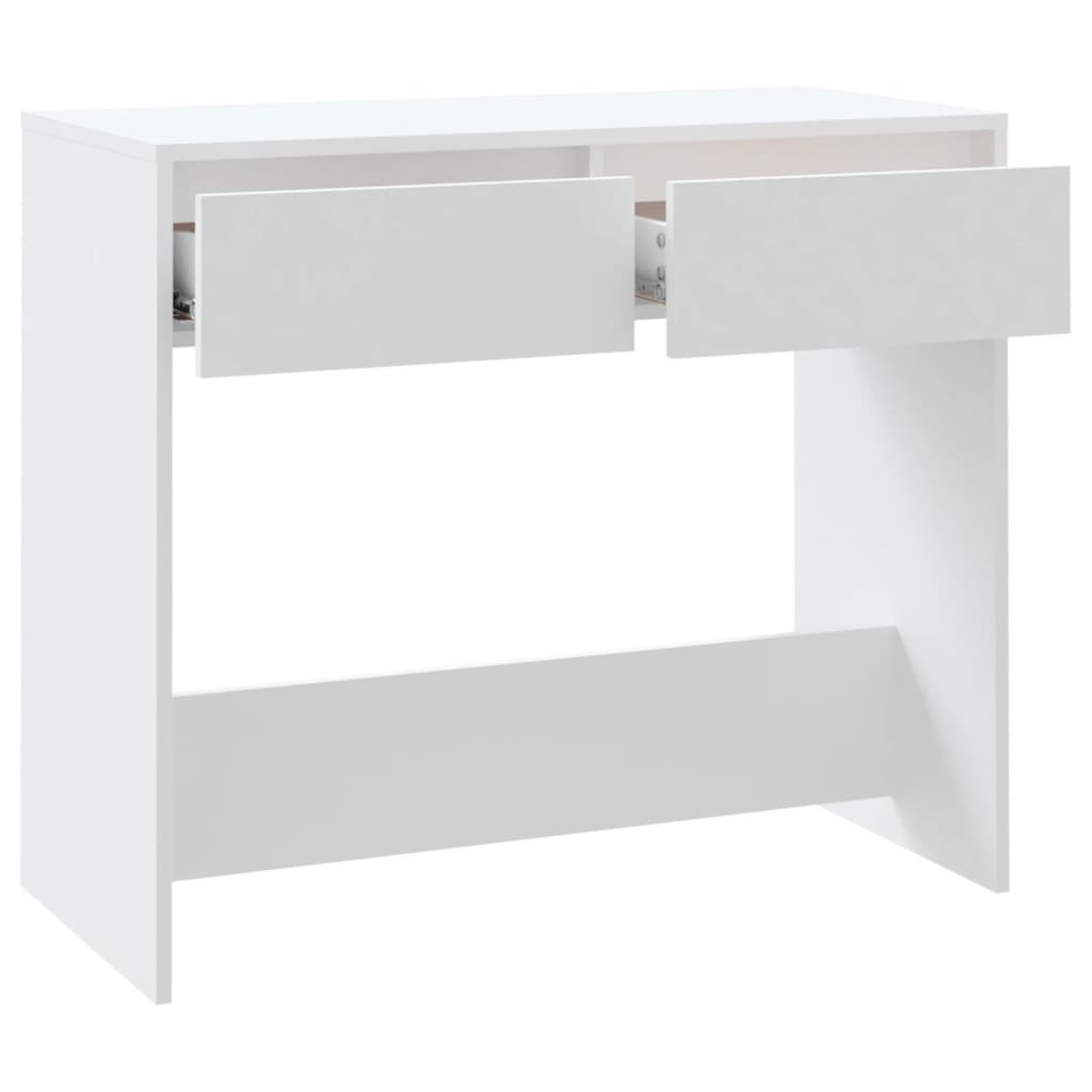 vidaXL Masă consolă, alb, 89x41x76,5 cm, lemn prelucrat vidaXL Masă consolă, alb, 89x41x76,5 cm, lemn prelucrat
