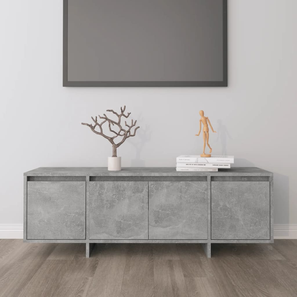 vidaXL Comodă TV, gri beton, 120x30x40,5 cm, PAL vidaXL Comodă TV, gri beton, 120x30x40,5 cm, PAL