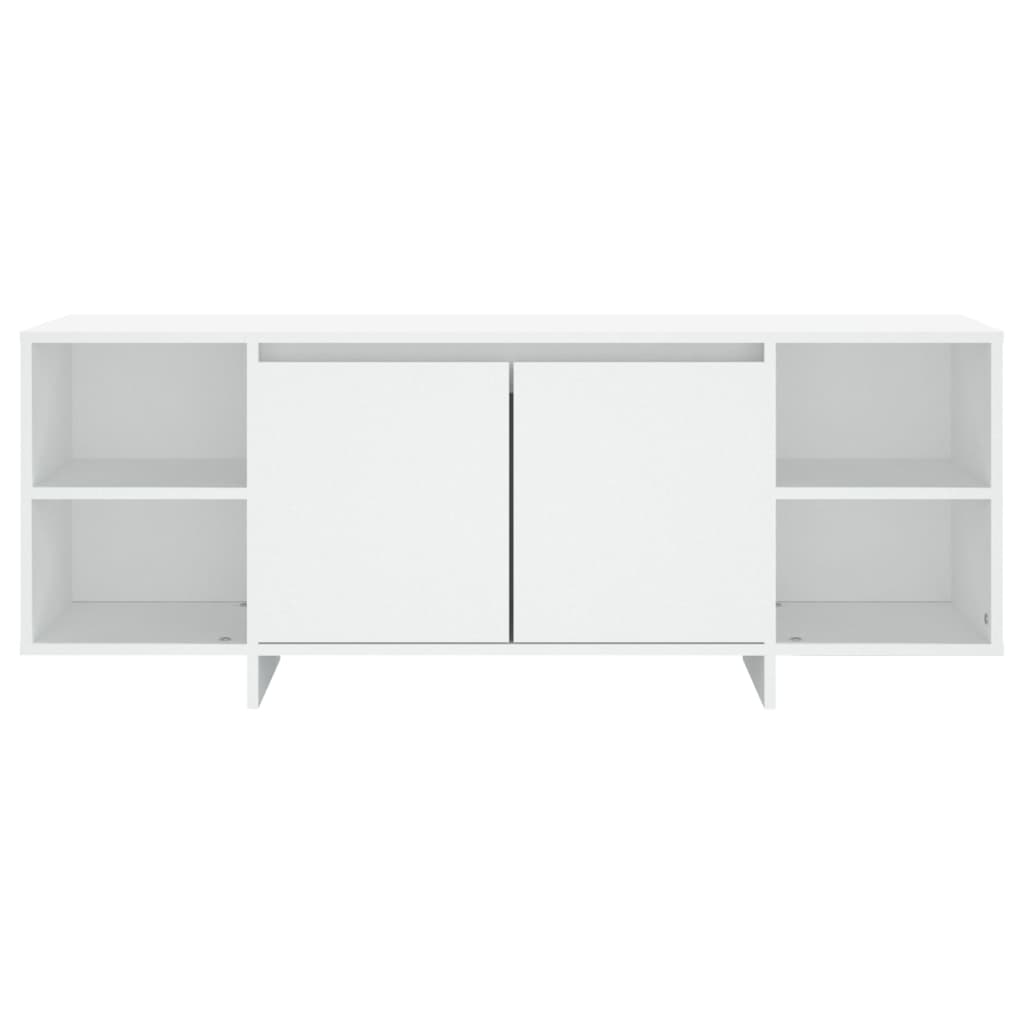 vidaXL Comodă TV, alb, 130x35x50 cm, PAL
