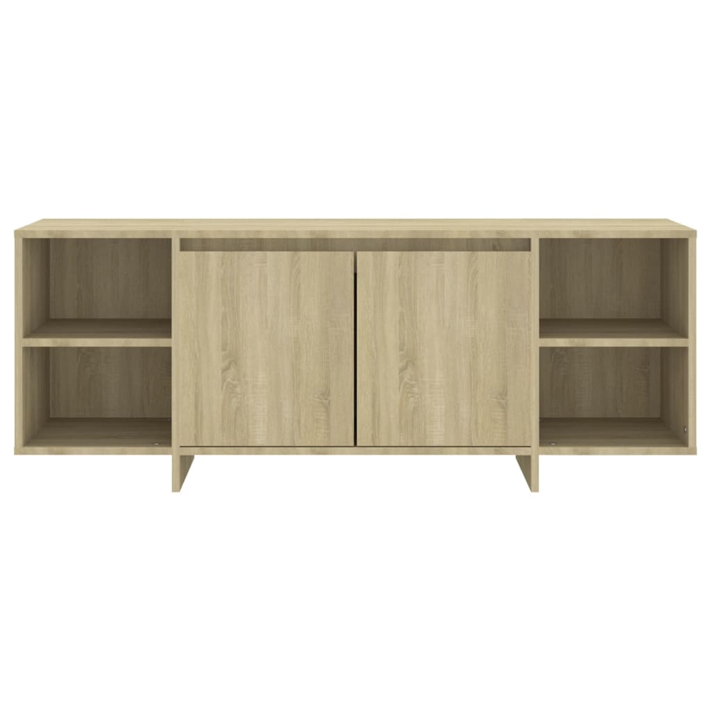 vidaXL Comodă TV, stejar sonoma, 130x35x50 cm, PAL vidaXL Comodă TV, stejar sonoma, 130x35x50 cm, PAL