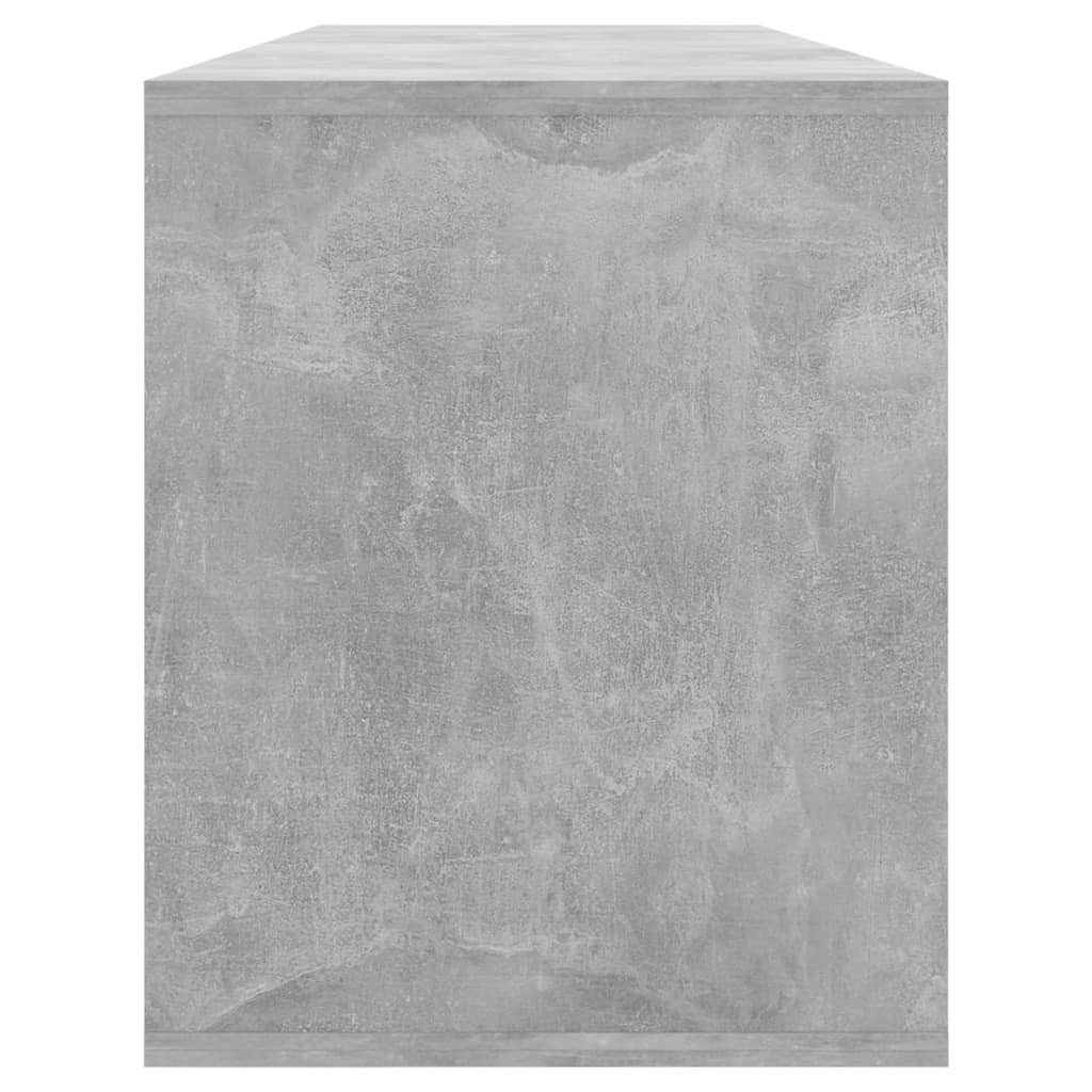 vidaXL Comodă TV, gri beton, 130x35x50 cm, PAL vidaXL Comodă TV, gri beton, 130x35x50 cm, PAL