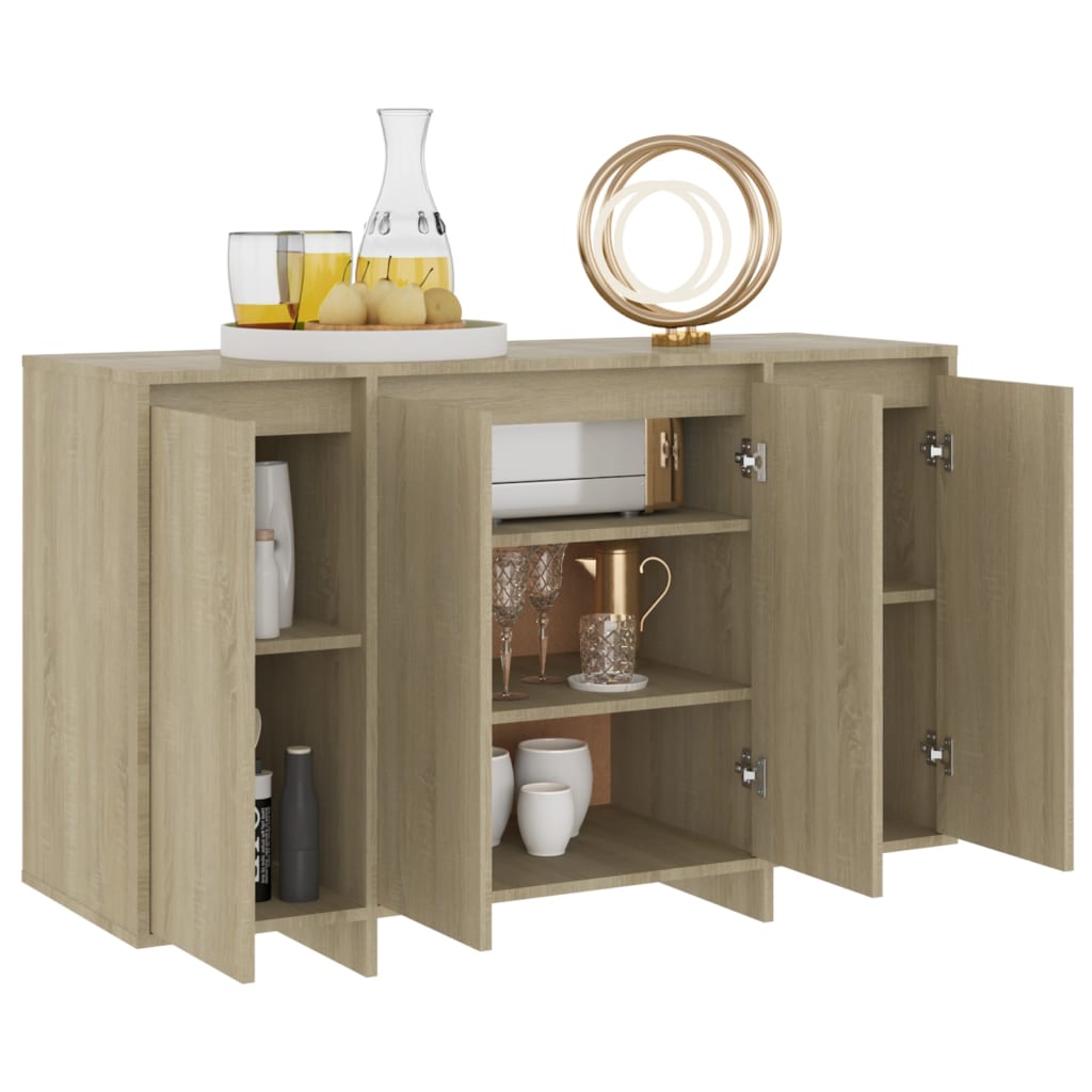 vidaXL Servantă, stejar sonoma, 120x41x75 cm, PAL vidaXL Servantă, stejar sonoma, 120x41x75 cm, PAL