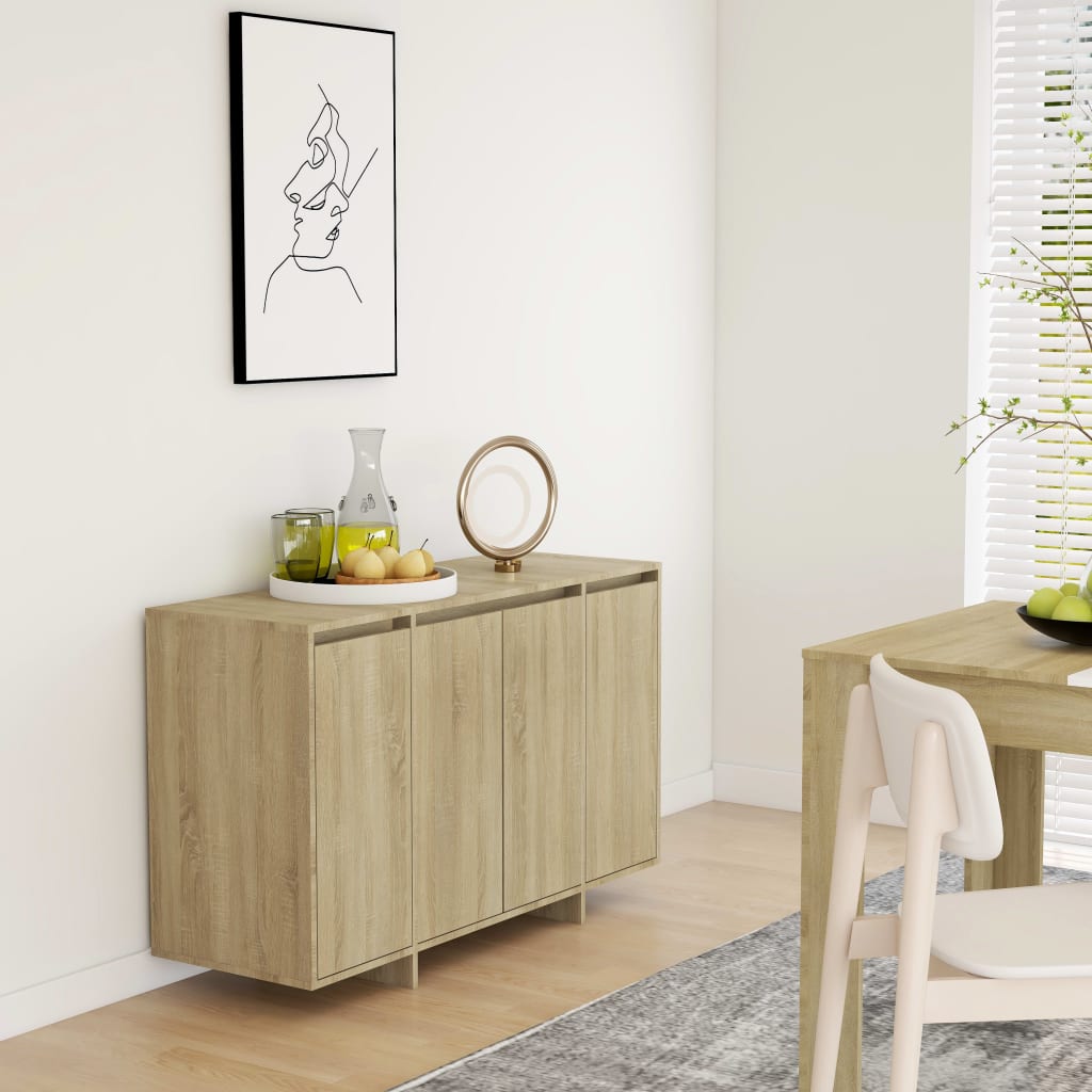 vidaXL Servantă, stejar sonoma, 120x41x75 cm, PAL vidaXL Servantă, stejar sonoma, 120x41x75 cm, PAL