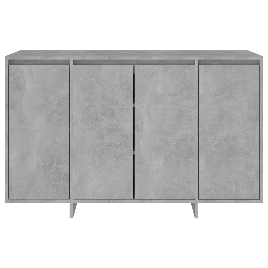 vidaXL Servantă, gri beton, 120x41x75 cm, PAL