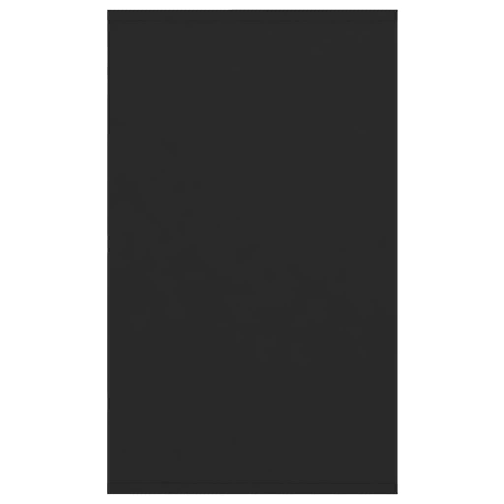 vidaXL Servantă cu 3 sertare, negru, 120x41x75 cm, PAL vidaXL Servantă cu 3 sertare, negru, 120x41x75 cm, PAL