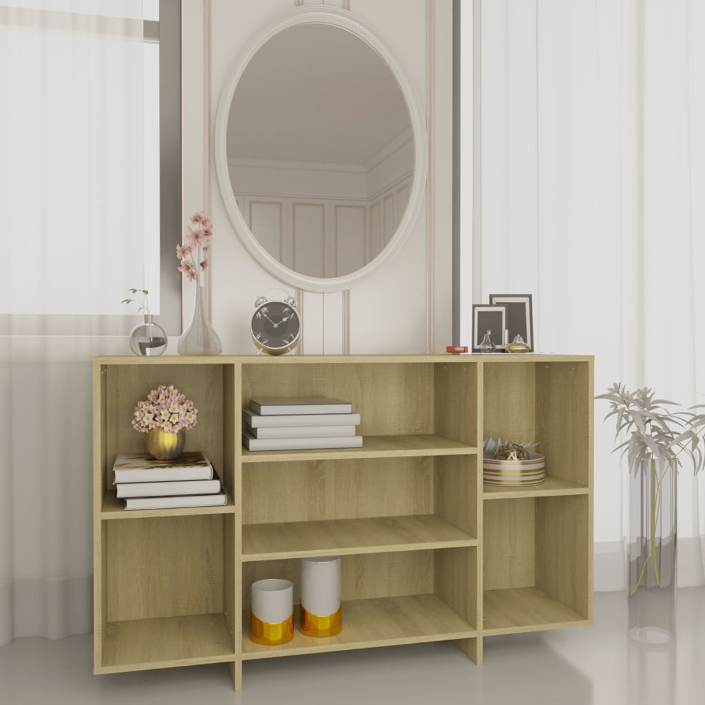 vidaXL Servantă, stejar sonoma, 120x30x75 cm, PAL vidaXL Servantă, stejar sonoma, 120x30x75 cm, PAL
