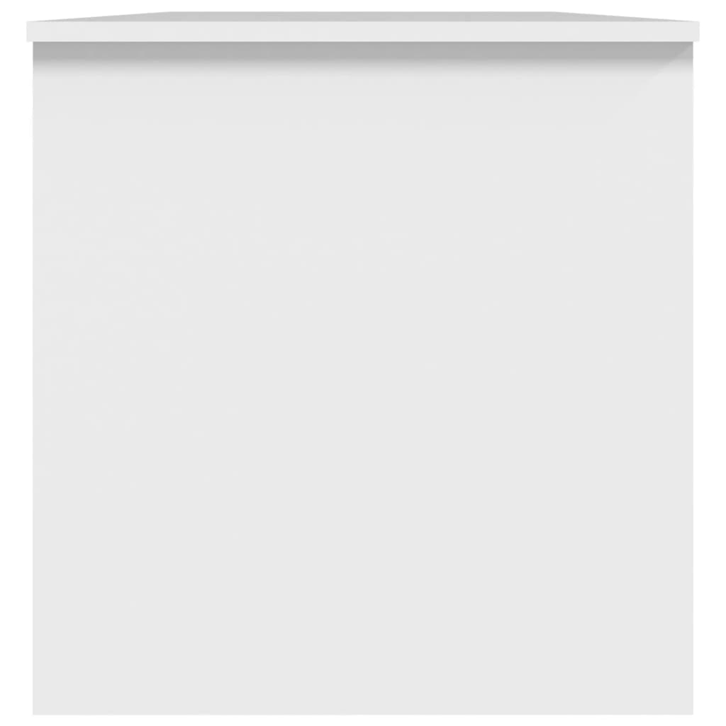 vidaXL Măsuță de cafea, alb, 102x50x52,5 cm, lemn compozit
