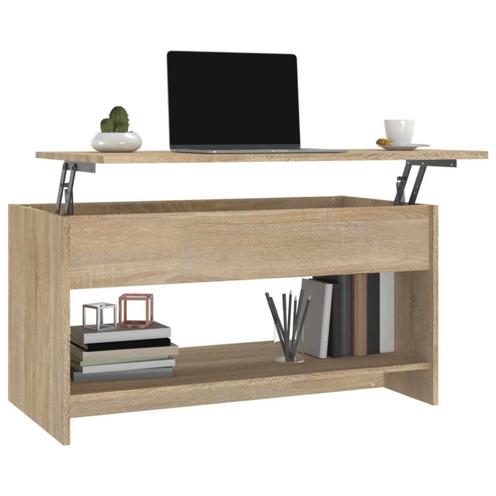 vidaXL Măsuță de cafea, stejar Sonoma, 102x50x52,5 cm, PAL vidaXL Măsuță de cafea, stejar Sonoma, 102x50x52,5 cm, PAL