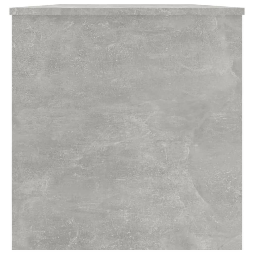 vidaXL Măsuță de cafea, gri beton, 102x50x52,5 cm, lemn prelucrat