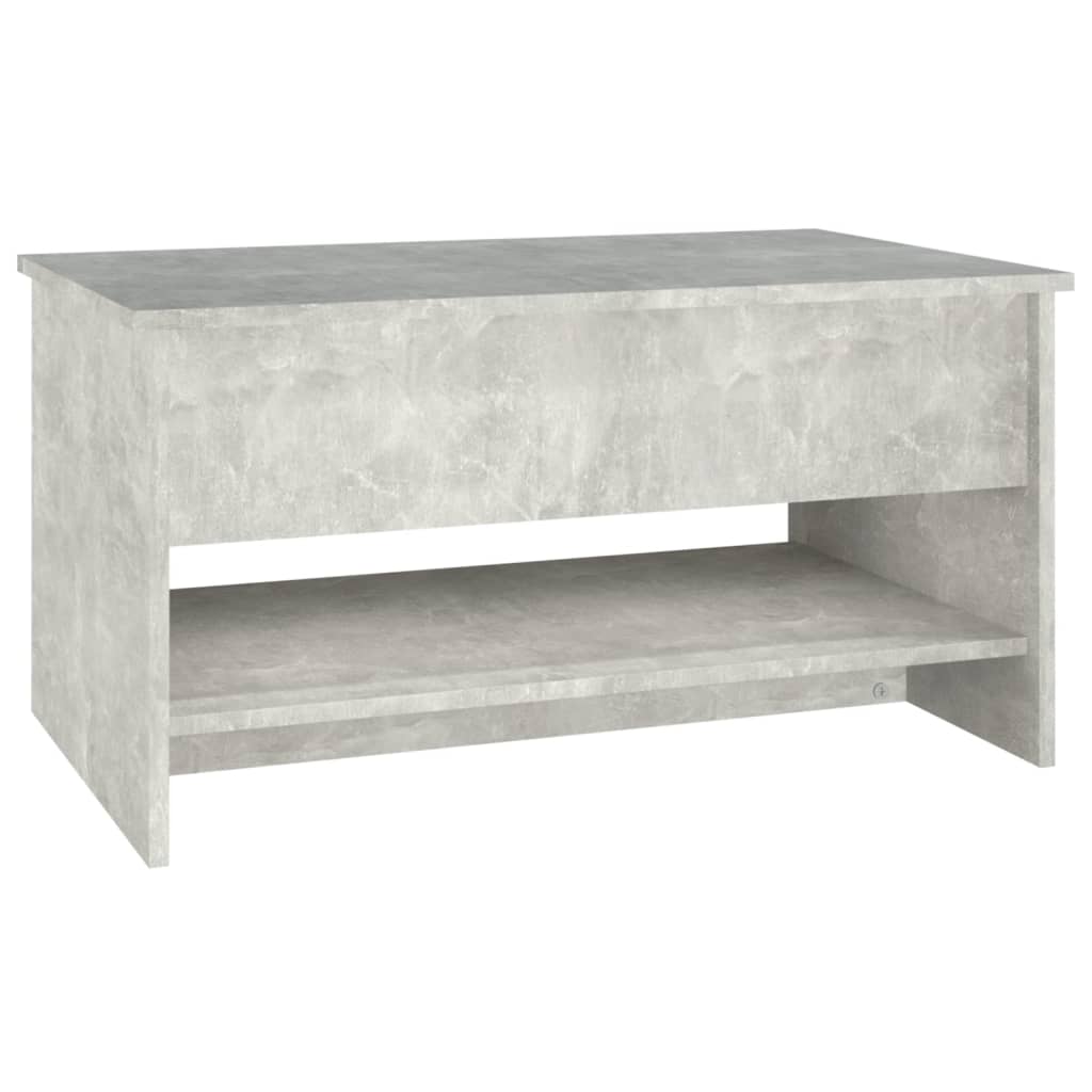 vidaXL Măsuță de cafea, gri beton, 80x50x40 cm, lemn compozit vidaXL Măsuță de cafea, gri beton, 80x50x40 cm, lemn compozit