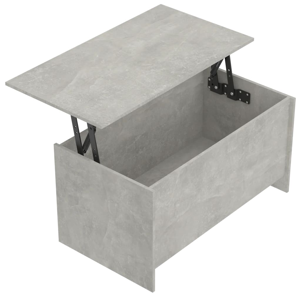 vidaXL Măsuță de cafea, gri beton, 102x55,5x52,5 cm, lemn prelucrat vidaXL Măsuță de cafea, gri beton, 102x55,5x52,5 cm, lemn prelucrat