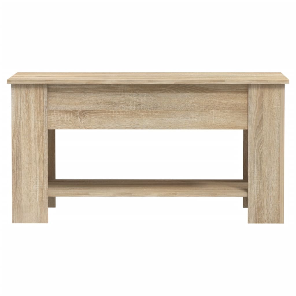 vidaXL Măsuță de cafea, stejar sonoma, 101x49x52 cm, lemn prelucrat vidaXL Măsuță de cafea, stejar sonoma, 101x49x52 cm, lemn prelucrat