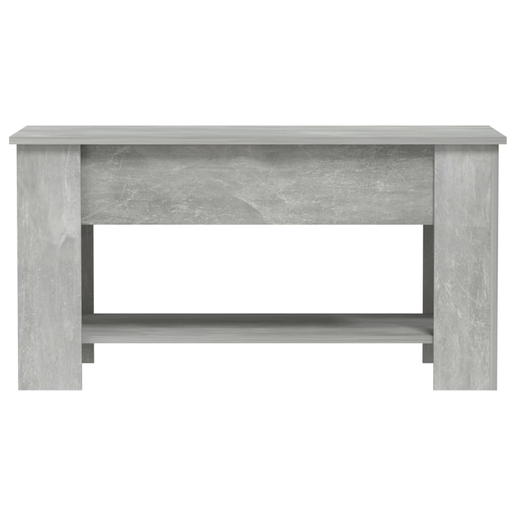 vidaXL Măsuță de cafea, gri beton, 101x49x52 cm, lemn prelucrat vidaXL Măsuță de cafea, gri beton, 101x49x52 cm, lemn prelucrat