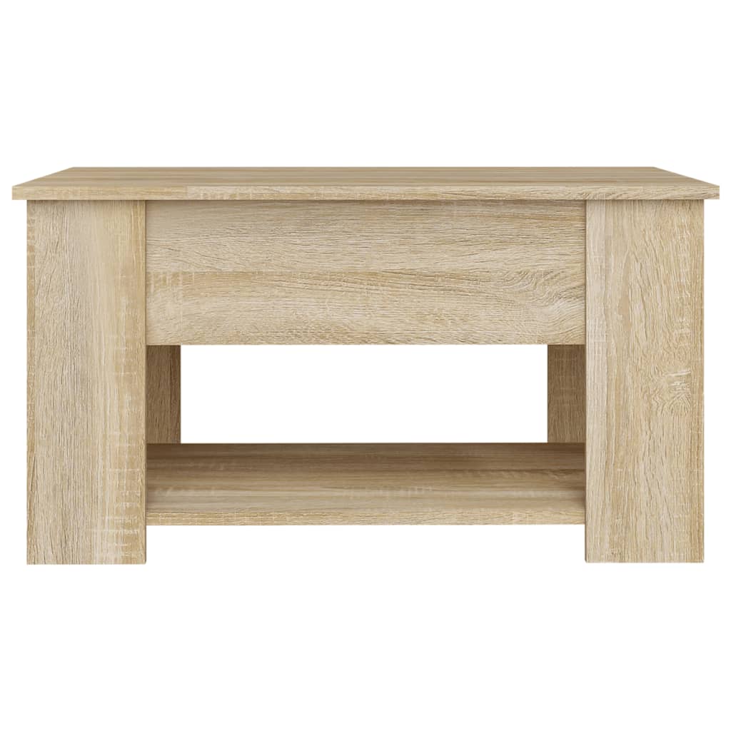 vidaXL Măsuță de cafea, stejar sonoma, 79x49x41 cm, lemn prelucrat vidaXL Măsuță de cafea, stejar sonoma, 79x49x41 cm, lemn prelucrat