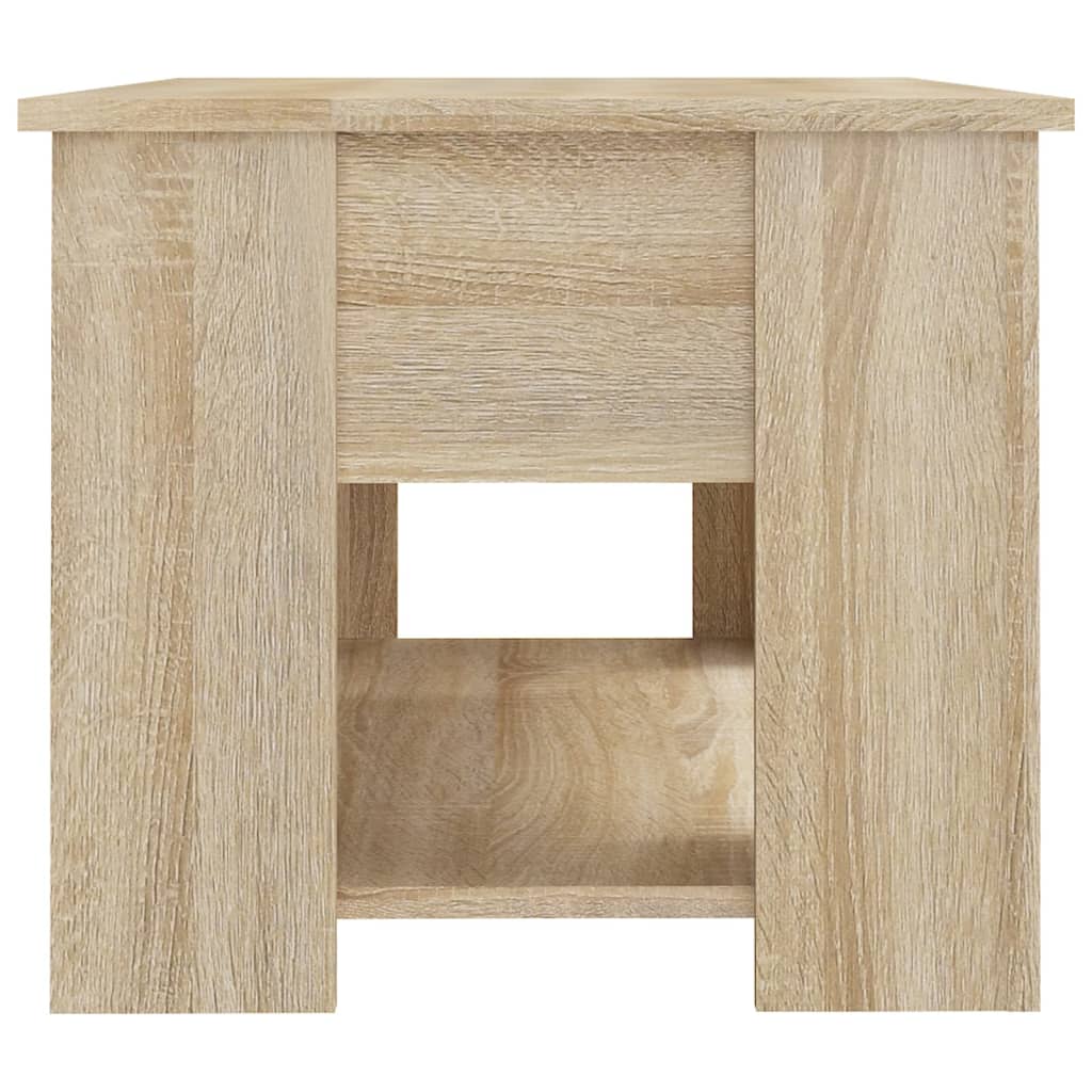 vidaXL Măsuță de cafea, stejar sonoma, 79x49x41 cm, lemn prelucrat vidaXL Măsuță de cafea, stejar sonoma, 79x49x41 cm, lemn prelucrat