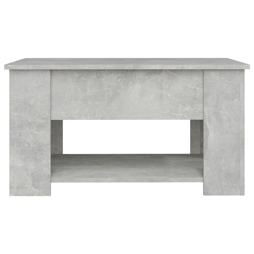 vidaXL Măsuță de cafea, gri beton, 79x49x41 cm, lemn prelucrat vidaXL Măsuță de cafea, gri beton, 79x49x41 cm, lemn prelucrat