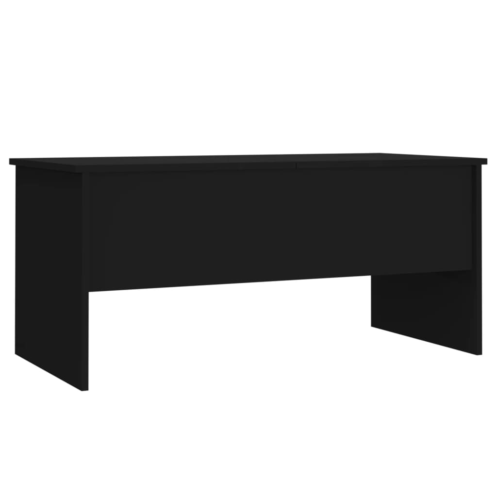 vidaXL Măsuță de cafea, negru, 102x50x46,5 cm, lemn prelucrat