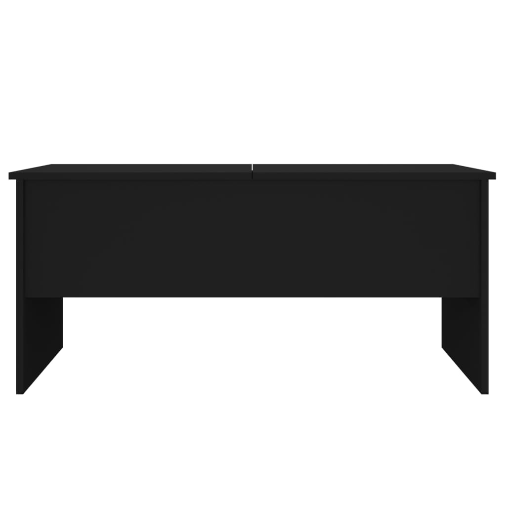 vidaXL Măsuță de cafea, negru, 102x50x46,5 cm, lemn prelucrat