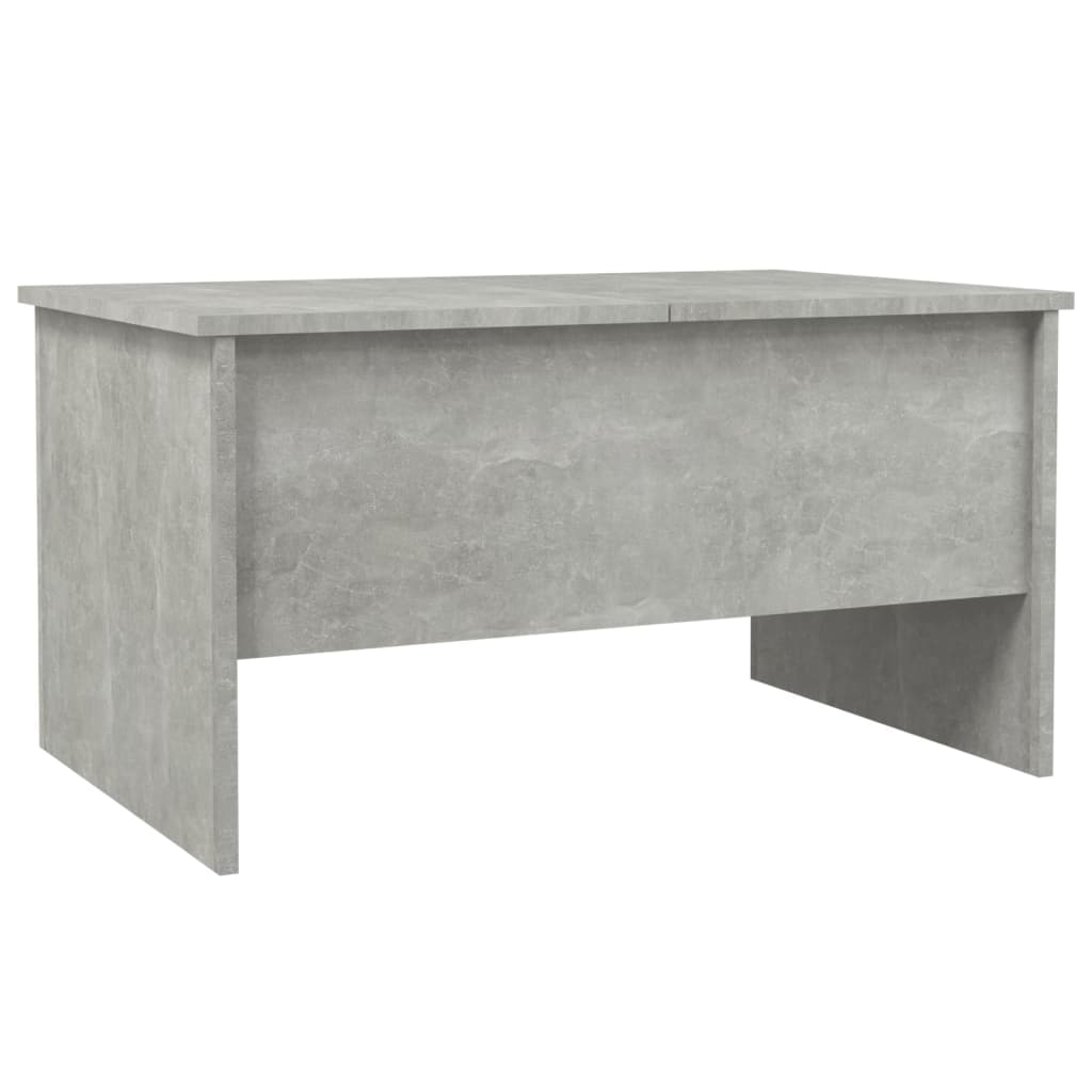 vidaXL Măsuță de cafea, gri beton, 80x50x42,5 cm, lemn prelucrat