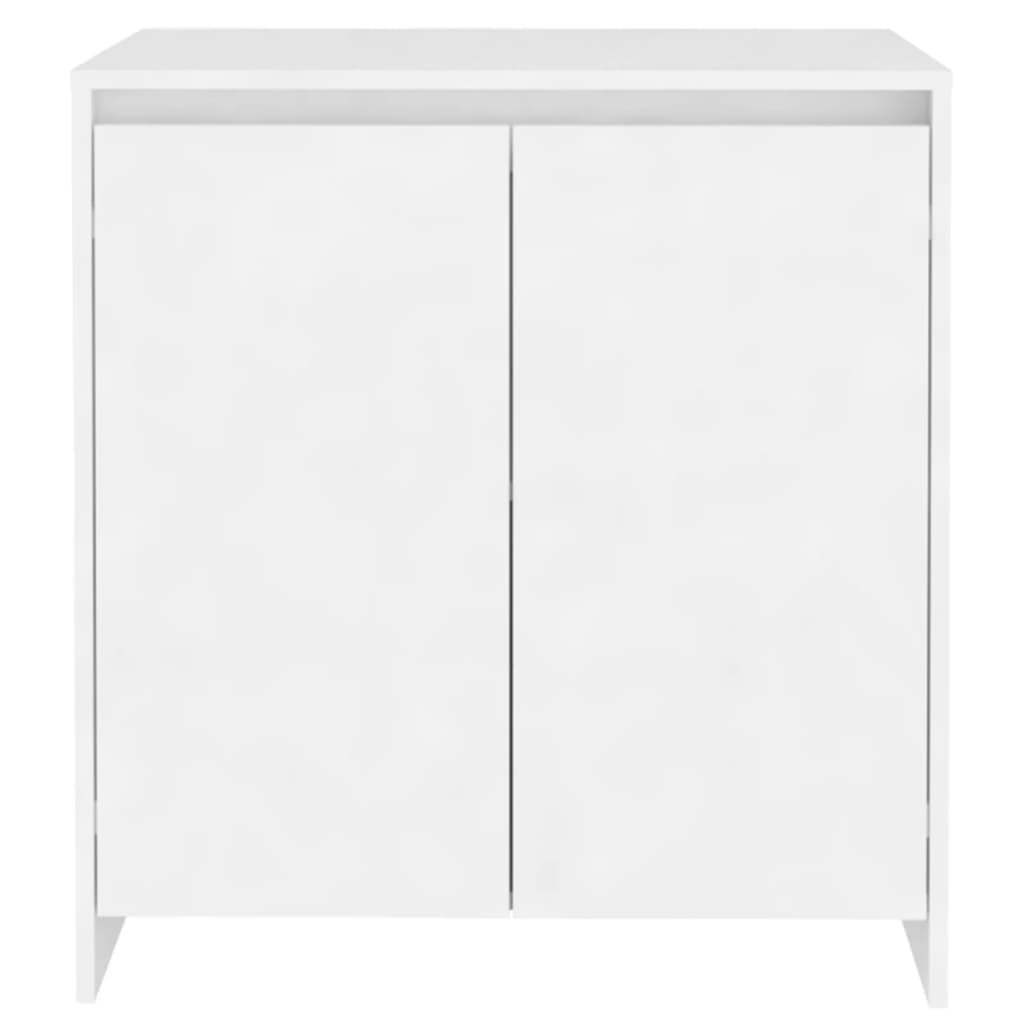 vidaXL Servantă, alb, 70x41x75 cm, lemn prelucrat