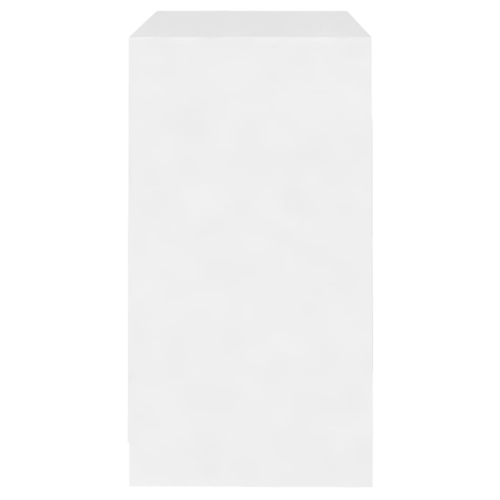 vidaXL Servantă, alb, 70x41x75 cm, lemn prelucrat