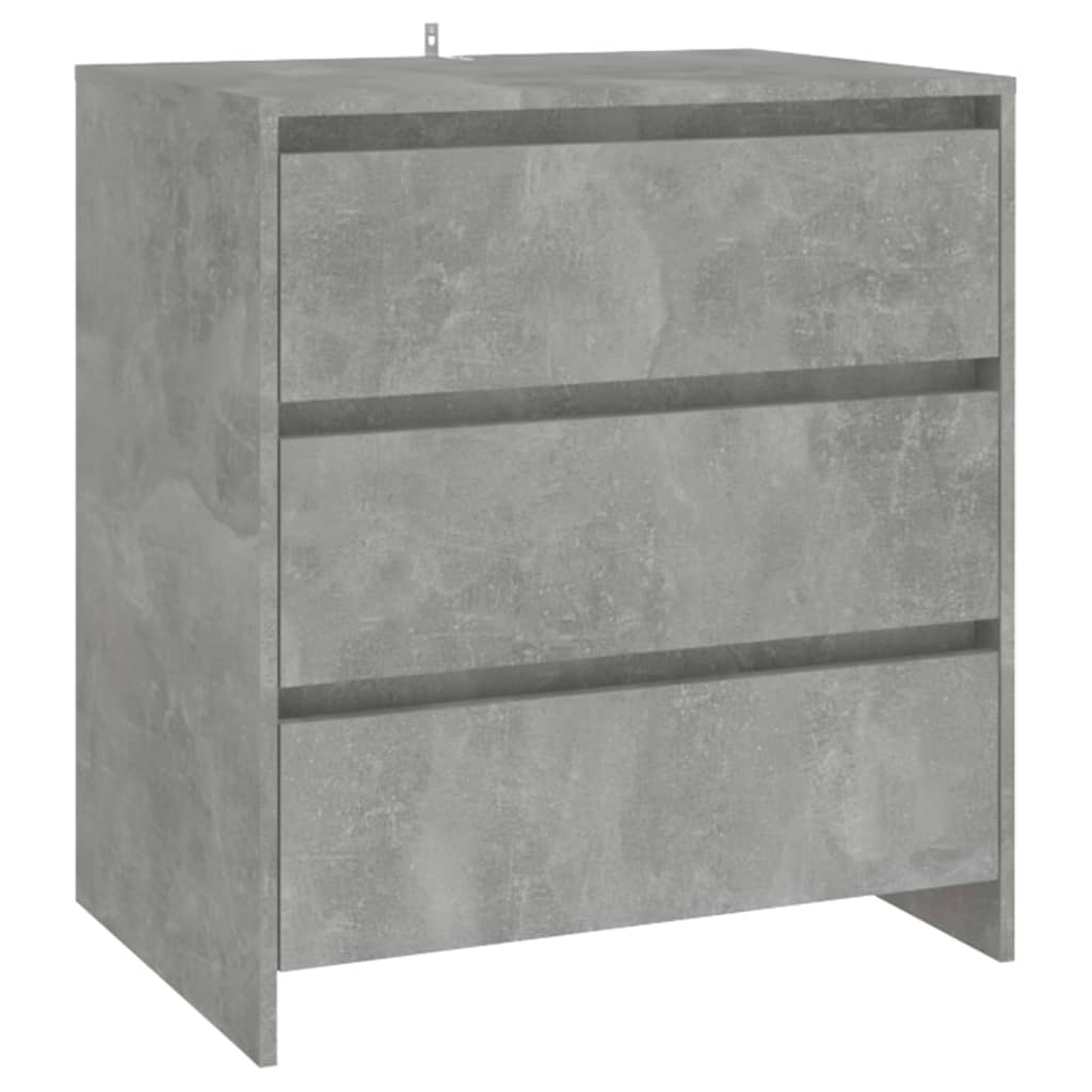 vidaXL Servantă, gri beton, 70x41x75 cm, lemn prelucrat