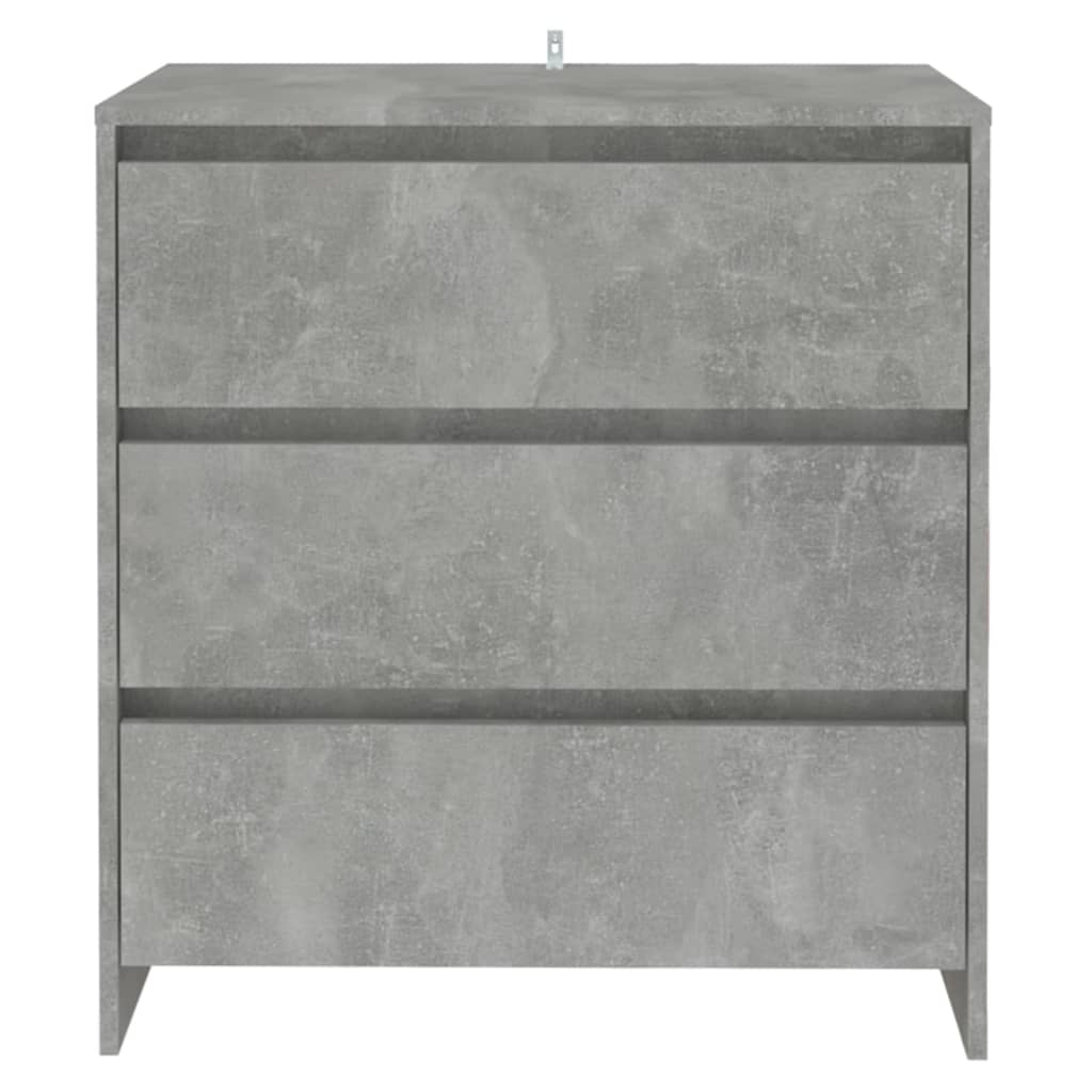 vidaXL Servantă, gri beton, 70x41x75 cm, lemn prelucrat
