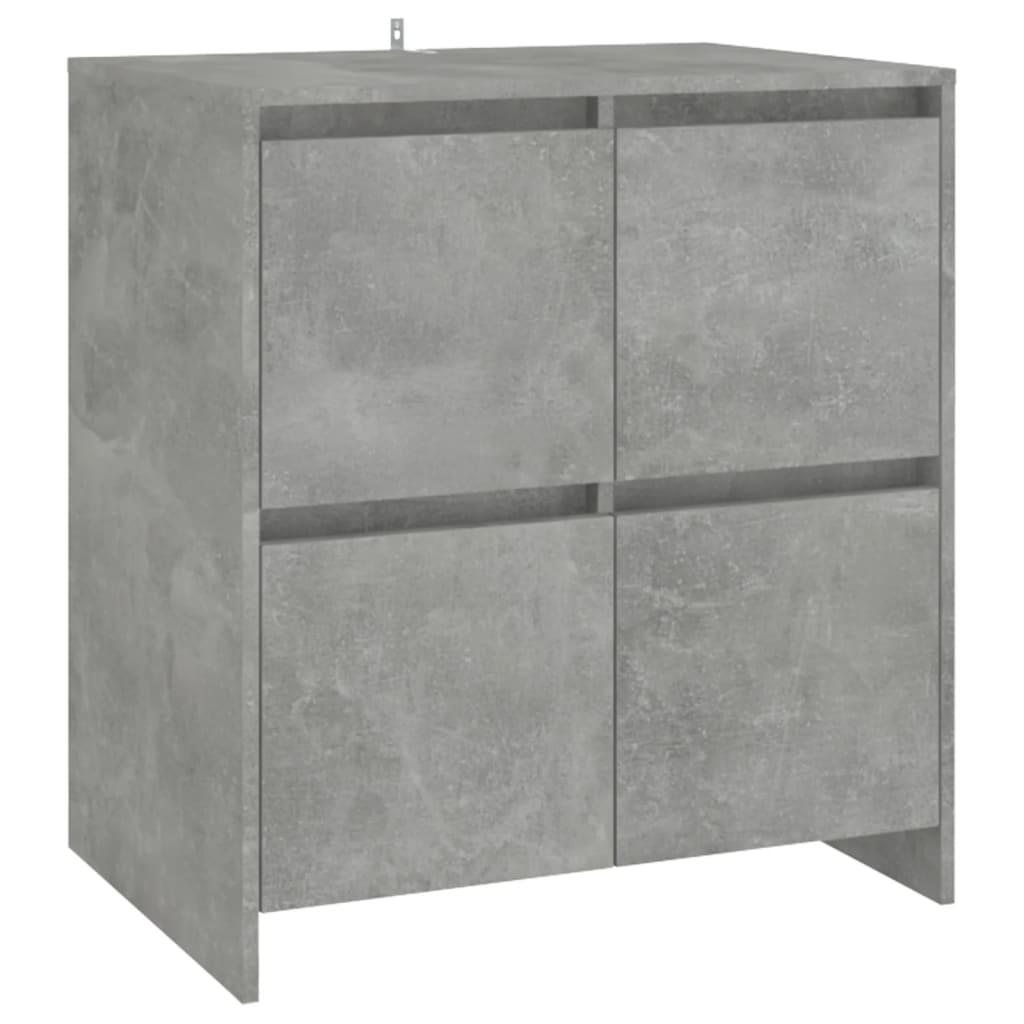 vidaXL Servantă, gri beton, 70x41x75 cm, lemn prelucrat vidaXL Servantă, gri beton, 70x41x75 cm, lemn prelucrat