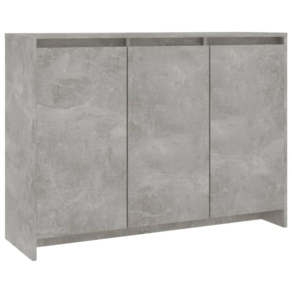 vidaXL Servantă, gri beton, 102x33x75 cm, lemn prelucrat vidaXL Servantă, gri beton, 102x33x75 cm, lemn prelucrat