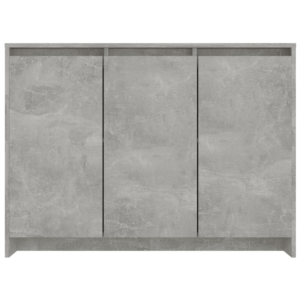 vidaXL Servantă, gri beton, 102x33x75 cm, lemn prelucrat vidaXL Servantă, gri beton, 102x33x75 cm, lemn prelucrat