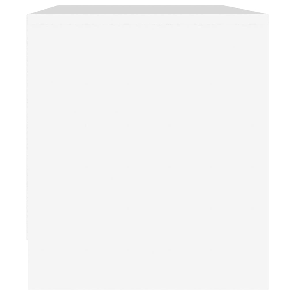 vidaXL Comodă TV, alb, 90x35x40 cm, PAL vidaXL Comodă TV, alb, 90x35x40 cm, PAL