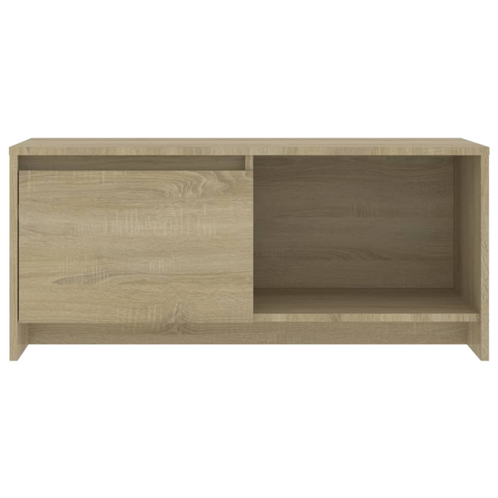 vidaXL Comodă TV, stejar sonoma, 90x35x40 cm, PAL